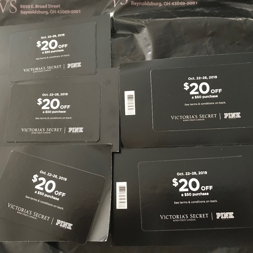 Victoria's Secret Reward Cards-$100 off $250!!
